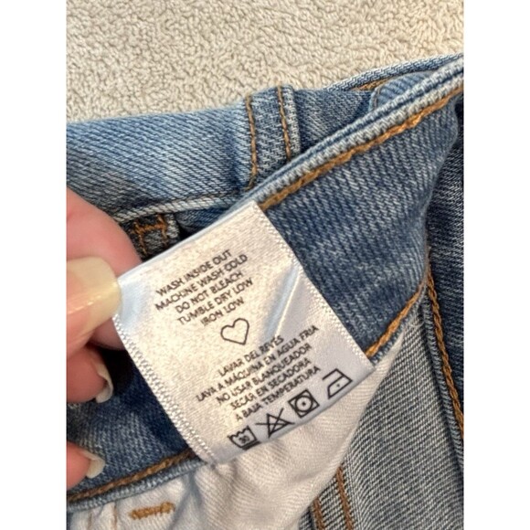 Cello Women Size 11 Denim Jeans High Rise Flare Wide Leg Distressed Holes NWT - Picture 12 of 12